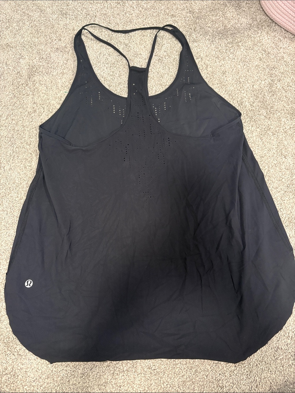 Lululemon Black Racerback Tank Top - Picture 2 of 4